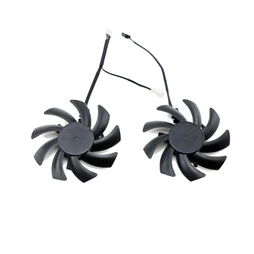 SISS Grafikkartenlüfter für Dell RTX 3060 OEM/DELL,Lenovo & HP RTX 3060 Ti OEM - Effiziente und Effektive Luftkühlung, 4-Pin Anschluss, Set mit 2 Lüftermodulen Bild 2