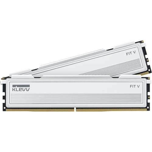 KLEVV FIT V 32GB (2x16GB) DDR5 Gaming RAM 6000MH/z PC5-48000 Unbuffered Non-ECC 1,35V CL28 Speicher-Kit — Spiele schneller mit Ultra-niedrigem CL28 32 GB FiIT V CL28 6000MH/z Bild 2