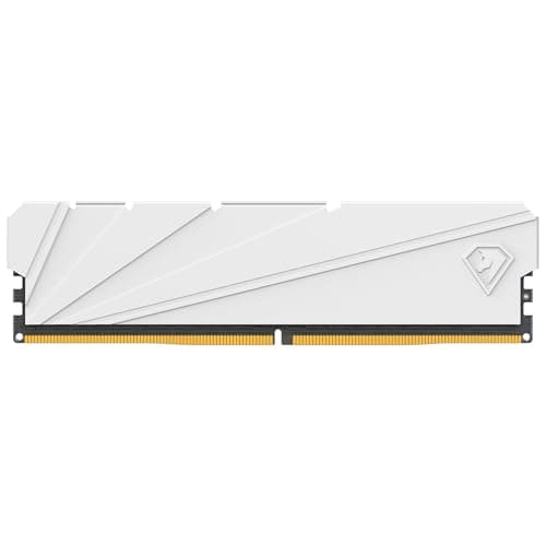 Netac DDR4 RAM 8GB 2666MHz Computer Desktop-Speicher DRAM C19 Gaming-Speicher 8GB Weiße Wärmeveste, Desktop-Speicher Weiß Bild 2