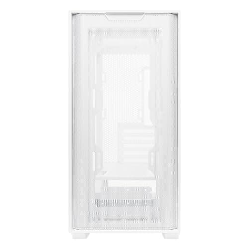 ASUS A21 Micro-ATX Gaming Gehäuse White (kompatibel mit 360 mm Radiatoren, 380 mm Grafikkarten, Frontpanel-Mesh, Fach für Kabelmanagement, weiß) Bild 8