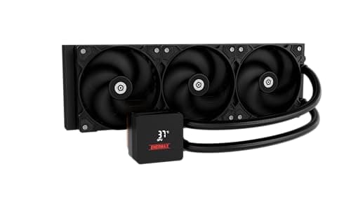 ENERMAX LIQMAX IV 360mm AIO CPU Wasserkühlung|Dual Chamber|TDP 380W+|Intel LGA 1851/1700/115x/2066| AMD AM5/AM4 |Digital Anzeige |3x 120 PWM Performance Flow Fan|ELC-LMIV360-SF
