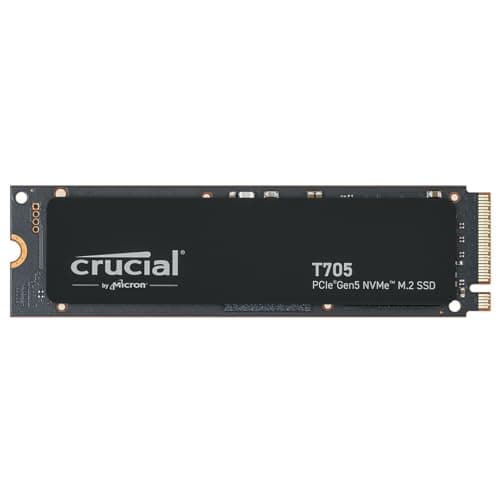 Crucial T705 1TB SSD PCIe Gen5 NVMe M.2, bis zu 13.600MB/s, Microsoft DirectStorage, PCIe 4.0 abwärtskompatibel, Interne Solid State Drive - CT1000T705SSD3