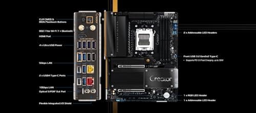 ASRock X870 Taichi Creator AM5 ATX HDMI/USB-C DDR5 Bild 6