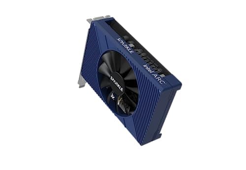 Sparkle Intel Arc A380 ELF DDR6 HDMI 2000MHz 6GB Single Fan Grafikkarte - Blau Bild 4