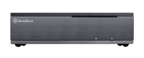 SilverStone SST-ML06B - Milo Mini-ITX kompaktes HTPC Desktop Gehäuse, schwarz Bild 4