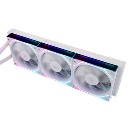 TR Thermalright Frozen Infinity 360 Weiß Liquid CPU Kühler, 360mm Aio Kühler-Infinity Spiegel Lichteffekt, 2000U/min, für AM4/AM5, Intel LGA1851/1700/1150/1151 360mm Weiß Bild 8