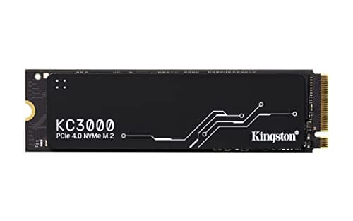 Kingston KC3000 PCIe 4.0 NVMe M.2 SSD - Hochleistungsspeicher für Desktop- und Laptop-PCs -SKC3000S/2048G, SKC3000D2048G, Schwarz, 2048GB, Festkörper-Laufwerk