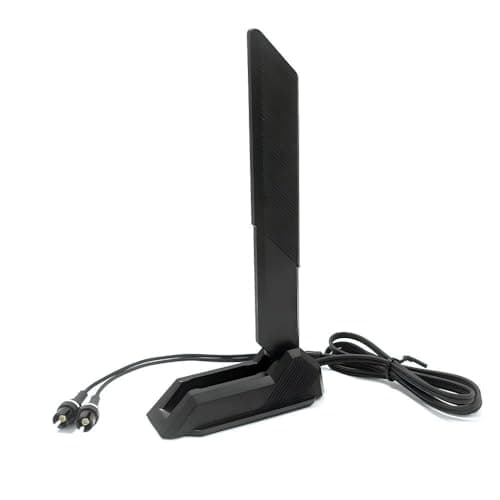 JINTAI WiFi 7 tragbare drahtlose Netzwerkantenne mit Magnetfuß für Gigabyte Z890 B850M B860M Elite WIFI6E Ice B850 X870E B860 B860I Z890 Z890M B850 B850M B850I B650E Z890 B850M 0 B85 0 m (schwarz) BLACK Bild 2