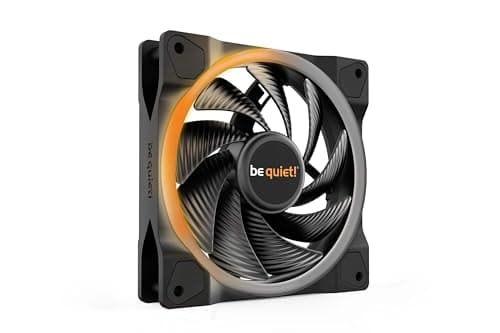 be quiet! Light Wings 120mm PWM high-speed Lüfter, ARGB-Beleuchtung, vielzählige Farben und Effekte, 18 ARGB LEDs, 9 geräuschoptimierte Lüfterblätter, hoher Luftdruck, leiser Betrieb