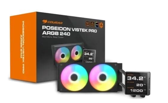 COUGAR CPU Wasserkühlung Poseidon Vistek Pro 240,ARGB Bild 2