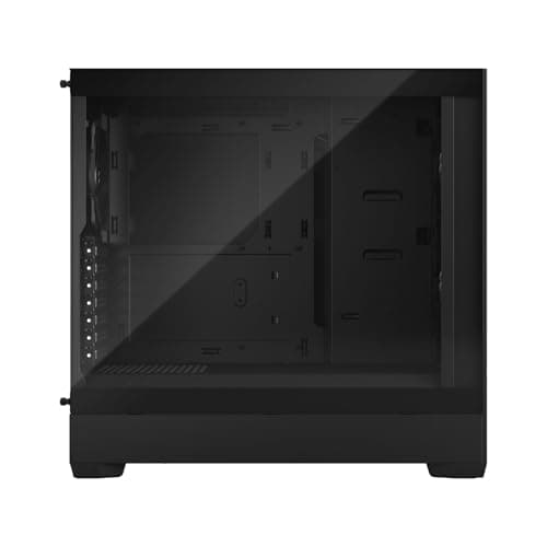 Fractal Design Pop Air Black - ATX PC Gehäuse mit Tempered Glass, Honeycomb-Mesh-Front, 3X 120 mm Lüfter, High Airflow Mid Tower Gaming Case Schwarzes gehärtetes Glas, klar getönt ATX Air Bild 6
