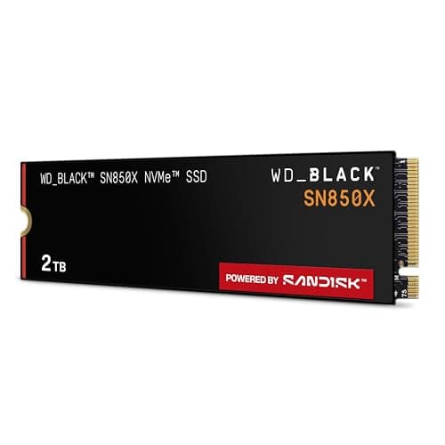WD_BLACK SN850X NVMe SSD 2 TB interne SSD (Gaming Speicher, PCIe Gen4-Technologie, Lesen 7.300 MB/s, Schreiben 6.600 MB/s) Schwarz Bild 3