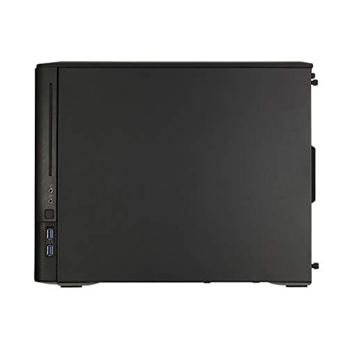Fractal Design Node 804 - Black - Compact Computer Case - mATX - High Airflow - Modular Interior - 3X Fractal Design Silent R2 120mm Fans Included - Water-Cooling Ready - USB 3.0 -Window Side Panel Bild 8