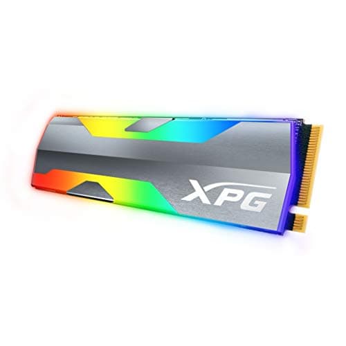 XPG ADATA SPECTRIX S20G 1TB PCIe Gen3x4 M.2 2280 Solid State Drive- RGB Design with 2500/1800 R/W speeds to Level up Your Gaming Performance, ASPECTRIXS20G-1T-C Bild 4