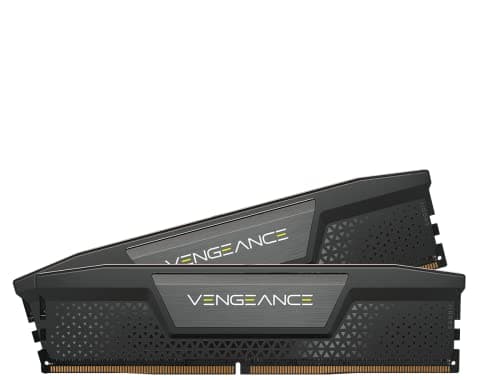 CORSAIR Vengeance DDR5 RAM 32GB (2x16GB) Bis zu 6000MHz CL38 Intel XMP iCUE Kompatibler Computerspeicher - Schwarz (CMK32GX5M2B6000C38)