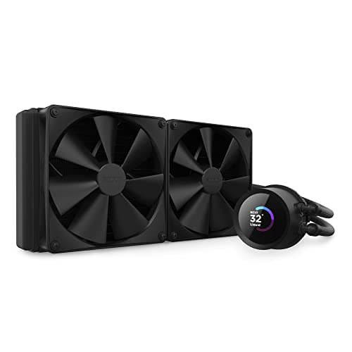 NZXT Kraken Serie – AIO CPU-Flüssigkeitskühler – Anpassbares LCD-Display – Hochleistungs-Lüfter – Kompatibel mit Intel® & AMD® Sockel – 280 – Schwarz Kraken 2023 280mm Schwarz Bild 2