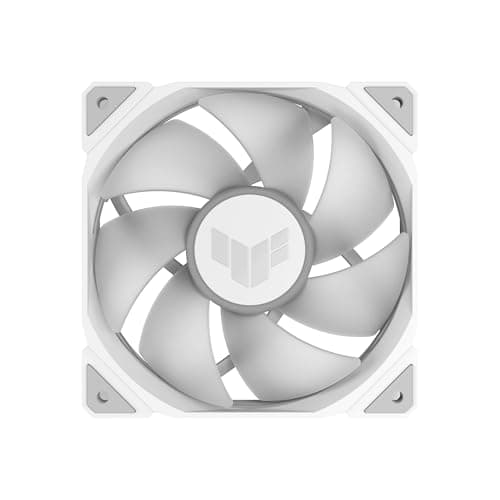 ASUS TUF Gaming TR120 ARGB Standard Blade White 3IN1 Gehäuselüfter 3er Pack (120mm PWM PC Lüfter, 2000 RPM, 3,3 mm H2O, 77,4 CFM Luftstrom, 16 einzeln adressierbare RGB-LEDs, weiß) Bild 8