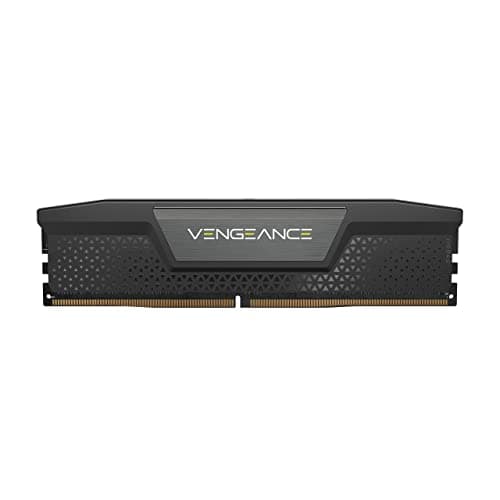 CORSAIR VENGEANCE DDR5 RAM 32GB (2x16GB) Bis zu 4800MHz CL40 Intel XMP 3.0 Desktop-Arbeitsspeicher – Schwarz (CMK32GX5M2A4800C40)