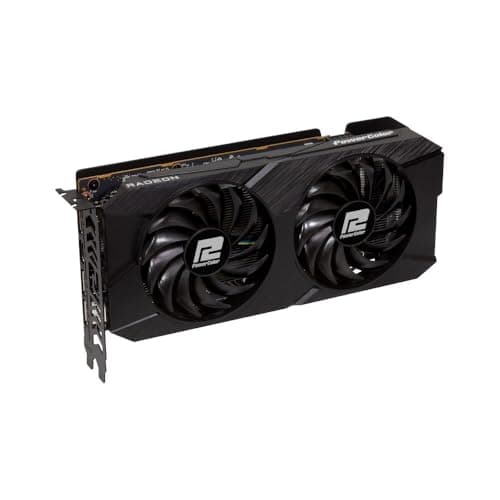 PowerColor AMD Radeon RX 7600 mit Dual Fan Fighter Grafikkarte [RX7600 8G-F/V2] Bild 5