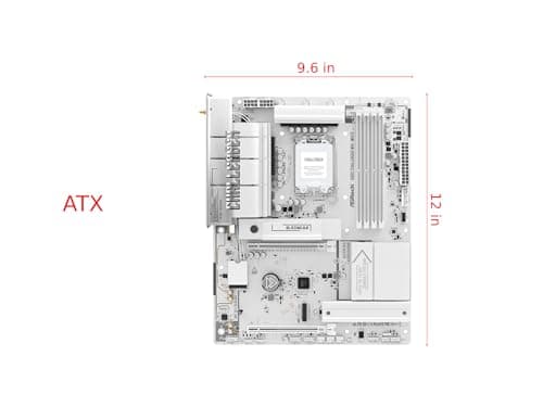 ASRock B860 Challenger WiFi White Mainboard LGA1851 ATX DDR5 bis 256GB WiFi 7 2.5G LAN Bild 4