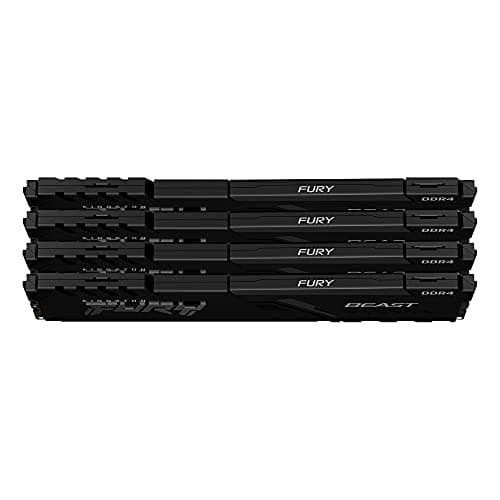Kingston FURY Beast 128GB (4x32GB) 3600MHz DDR4 CL18 Desktop Speicher Kit mit 4 KF436C18BBK4/128 Bild 4