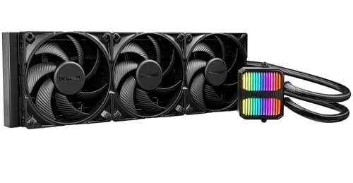 be quiet! Silent Loop 3 420mm Wasserkühlung, 3 Silent Wings 4 140mm PWM high-speed Lüfter, hochentwickelter Kühlblock, leistungsstarkes 3-Kammer-Pumpendesign, unglaublich hohe Kühlleistung
