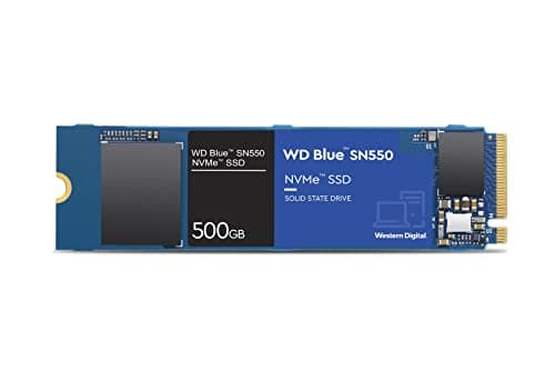 WD Western Digital Blue SN550 NVMe M.2 500 GB PCI Express 3.0 3D NAND - Western Digital Blue SN550 NVMe, 500 GB, M.2, 2400 MB/s, 8 Gbit/s Bild 2