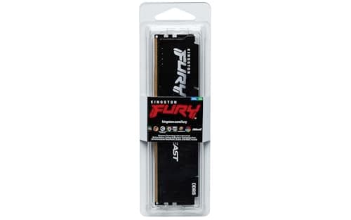 Kingston FURY Beast Schwarz DDR5 32GB 6000MT/s CL36 DIMM Desktop Gaming Speicher Einzelnes Modul AMD EXPO und Intel XMP - KF560C36BBE-32 Bild 3