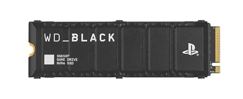 WD_BLACK SN850P 4 TB NVMe SSD Offiziell Lizenziert für PS5 Konsolen (interne Gaming SSD; optimierter Kühlkörper; PCIe Gen4 Technologie, bis zu 7.300 MB/s Lesen, M.2 2280) Bild 2