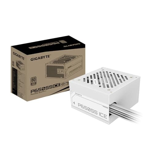 GIGABYTE P650SS Ice Netzteil - PCIe 5.0, 80 Plus Silver, Vollmodulares Design, 120-mm-Lüfter, ATX 3.0 kompatibel, EU-Stecker Bild 2