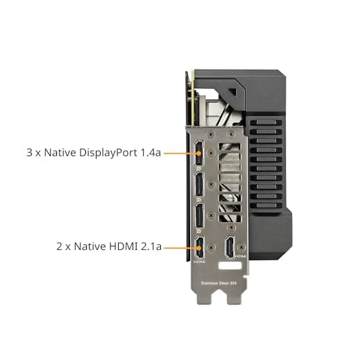 ASUS TUF Gaming GeForce RTX 4080 SUPER 16GB GDDR6X OC Edition Gaming Grafikkarte (NVIDIA GeForce RTX4080 DLSS 3, PCIe 4.0, 2x HDMI 2.1a, 3x DisplayPort 1.4a, TUF-RTX4080S-O16G-GAMING) Bild 8