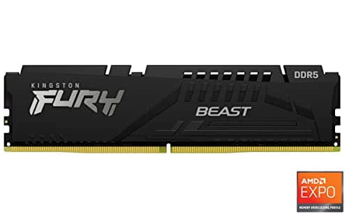 Kingston FURY Beast Schwarz DDR5 64GB 5600MT/s CL40 DIMM Desktop Gaming Speicher Einzelnes Modul AMD EXPO und Intel XMP - KF556C40BB-64 Bild 6