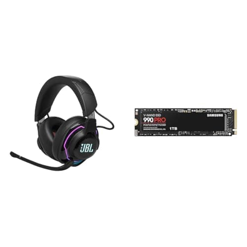 JBL Quantum 910 Over-Ear Gaming Kopfhörer – Wireless 2 & Samsung 990 PRO NVMe M.2 SSD Bild 2