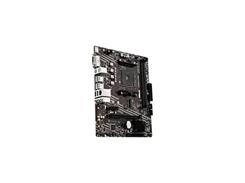 MSI A520M-A PRO Gaming Motherboard (AMD AM4, DDR4, PCIe 3.0, SATA 6Gb/s, M.2, USB 3.2 Gen 1, DVI/HDMI, Micro-ATX)