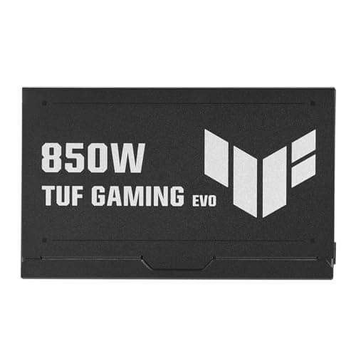 ASUS TUF Gaming 850W Gold EVO Gaming Netzteil (850 Watt, Lüfter mit Doppelkugellager, ATX 3.1 & PCIe 5.1 kompatibel, 80 Plus & Cybernetics Gold-Zertifizierung, geätzte Kabel, Schwarz) Bild 4