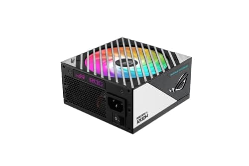 ASUS ROG Loki SFX-L 1200W Titanium vollmodulares Gaming Netzteil (120mm PWM ARGB Lüfter, ATX 3.0, PCIe 5.0 Ready, inkl. 16-poligem Kabel, 80+ Titanium Zertifizierung, Lambda Standard++Zertifizierung)
