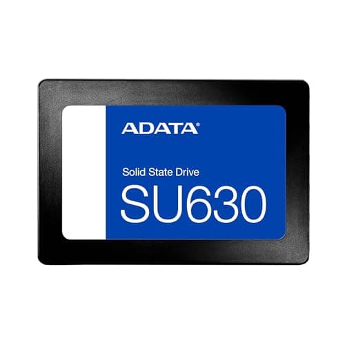 ADATA Ultimate SU630 - 960 GB, interne Solid-State-Drive mit QLC-3D-NAND-Flash, 2.5 Zoll, schwarz, 960GB