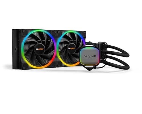 be quiet! Pure Loop 2 FX 280mm, All-in-One Wasserkühlung, 2 Light Wings 140mm PWM high-speed Lüfter, 20 ARGB-LEDs, beleuchteter Kühlblock, ARGB-PWM-Hub