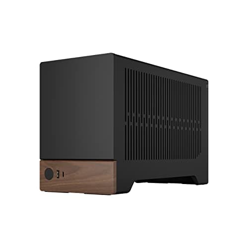 Fractal Design Terra Graphite - Wood Walnut Front Panel - Small Form Factor - mITX Gaming case – PCIe 4.0 Riser Cable – USB Type-C - Anodized Aluminum Panels Bild 4