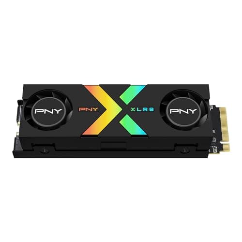 PNY CS3150 XLR8 Gaming Epic-X RGB™ 1TB M.2 NVMe Internal Solid State Drive (SSD) with RGB Heatsink - M280CS3150XHS-1TB-RB CS3150 1TB RGB Heatsink Bild 2