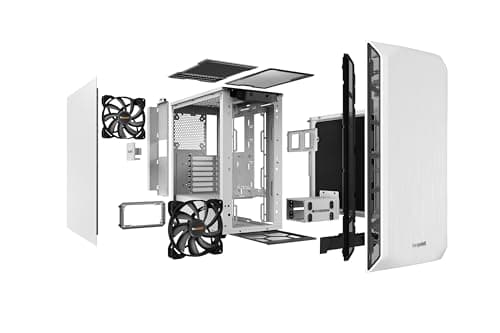 be quiet! Pure Base 500 White, PC-Gehäuse, 2X Pure Wings 2 140mm Lüfter, Airflow und Silence optimierte Topcover, Radiatoren bis 360mm Bild 8