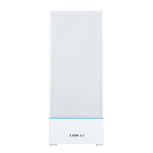 Lian Li SUP-01W PC-Gehäuse, Triple Cooling Chamber Design, 400mm GPU-Freiraum, unterstützt Radiatoren bis zu 360mm, DREI vorinstallierte 120mm Lüfter, Stahl, gehärtetes Glas, Weiß Bild 6