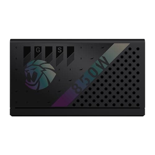 GAMEMAX GS 850G SFX Netzteil PC 850W, Vollmodular, 80 Plus Gold, Hochwertige Japanische Kondensatoren, FDB Lüfter, APFC+LLC+DC-DC, 9 Schutzfunktionen, 5 Jahre Garantie, Schwarz 850 Watt Schwarz Bild 4