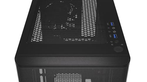 ENDORFY Ventum 200 Solid PC Gehäuse ATX, Mesh Front, 1x Stratus 120 PWM, Unterstützung für 360 mm Radiator, Staubfilter, ATX mATX ITX, Schwarz Bild 6