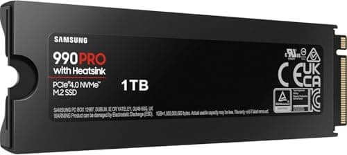 Samsung 990 PRO NVMe M.2 SSD mit Heatsink, 1 TB, PCIe 4.0, 7.450 MB/s Lesen, 6.900 MB/s Schreiben, Interne SSD für PC-/Konsolen-Gaming und Videobearbeitung, MZ-V9P1T0CW Bild 8