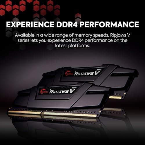 G.Skill Ripjaws V 32GB DDR4 K2 32GVKC 3600 (2x16GB) C16, F4-3600C16D-32GVKC Bild 4