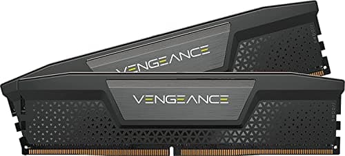 CORSAIR Vengeance DDR5 RAM 32GB (2x16GB) Bis zu 6400MHz CL36 Intel XMP 3.0 Desktop-Arbeitsspeicher – Schwarz (CMK32GX5M2B6400C36) 32GB (2x16GB) Schwarz Bild 2