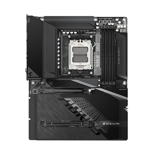 GIGABYTE B850 AORUS Stealth AMD AM5 ATX Motherboard, unterstützt AMD Ryzen 9000/8000/7000 Series Prozessoren, DDR5, 14+2+2 Power Phase, 4X M.2, PCIe 5.0, USB-C, WIFI7, 5GbE LAN, EZ-Latch, 5 Jahre Bild 4