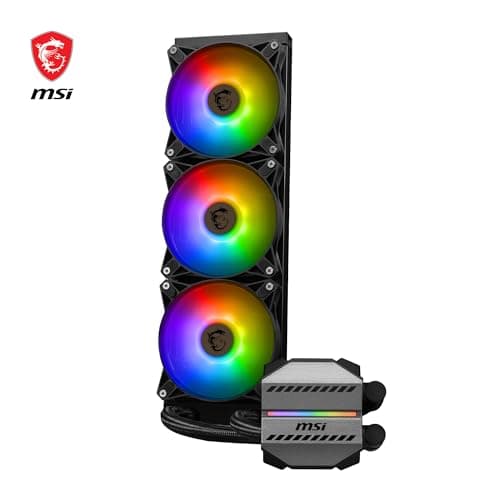 MSI MAG CORELIQUID M360 AIO CPU 12-Wege Split-Flow-Wasserkühlung, verdampfungssichere Schläuche, unterstützt aktuelle Sockel wie AM5 und 1700 Bild 6