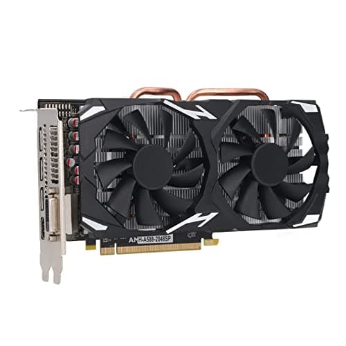 Yunir Spiel-Grafikkarte, RX580 Low Noise 8 GB GDDR5 256BIT Computer-Grafikkarte, mit HD-Multimedia-DP-DVI-Schnittstelle, für Windows 10 11 Vista, für Linux (RX580 8GB GDDR5 256BIT) RX580 8GB GDDR5 256BIT RX580 8GB GDDR5 256BIT Bild 2